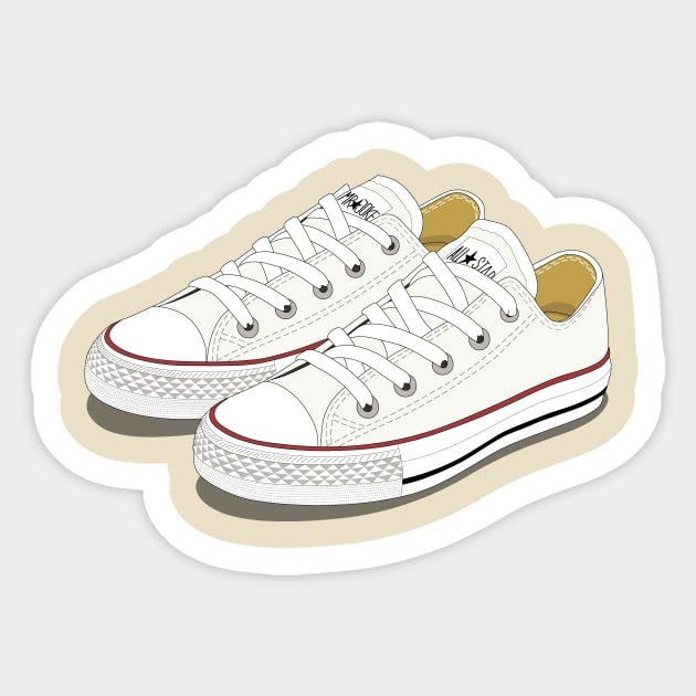 All Star Converse Sticker TeePublic